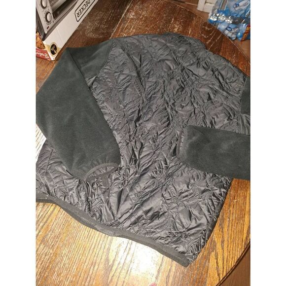 New Small Fabletics Onyx Grey The Loft Jacket Water Resistant Heat Retention NWT - Picture 9 of 9